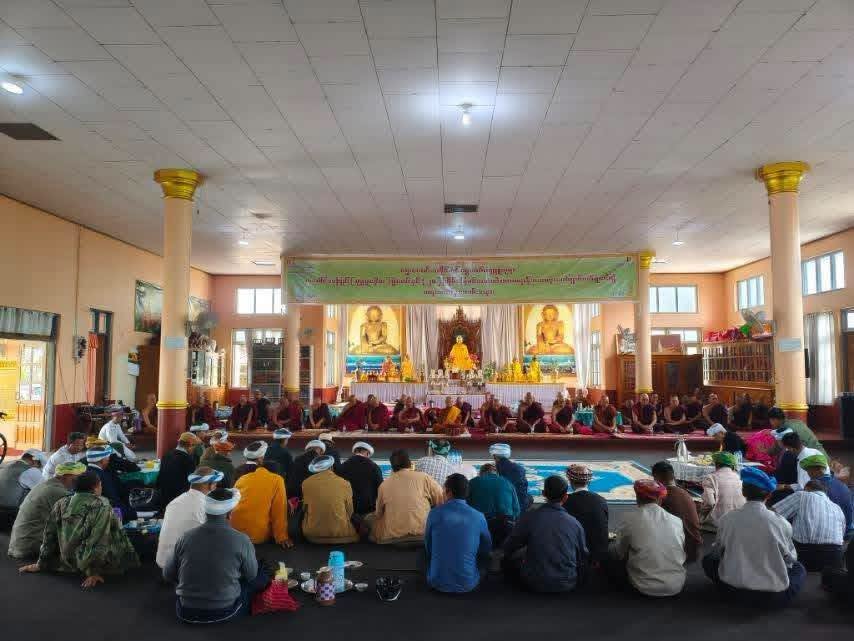 ပင်လုံမြို့၊ နောင်ကွတ်ကျောင်းတိုက်ဆရာတော် ဘဒ္ဒန္တပညာဗလကျောက်တလုံးကြီးမြို့နယ်ရှိ မွေတော်ကက္ကူဘုရားတွင် ထီးတင်လှူခြင်းနှင့် ဓာ