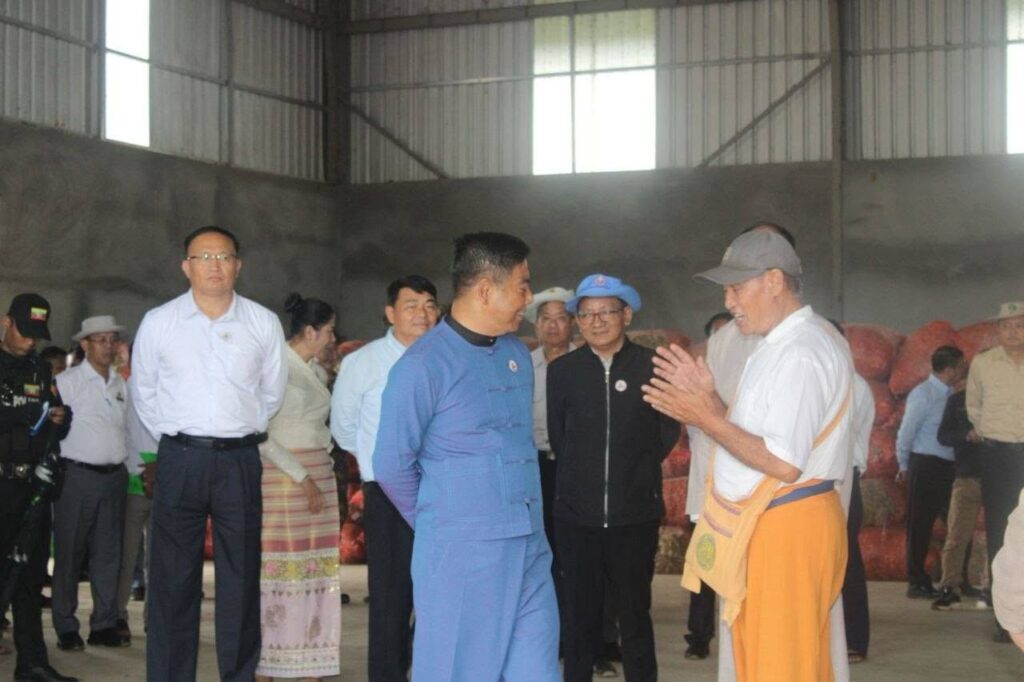 ရှမ်းပြည်နယ်ဝန်ကြီးချုပ် ဦးစိုင်းထိန်စိုး လဲချားမြို့နယ်ရှိ ဒေသဖွံ့ဖြိုးရေးလုပ်ငန်းများအား လှည့်လည်ကြည့်ရှုစစ်ဆေး