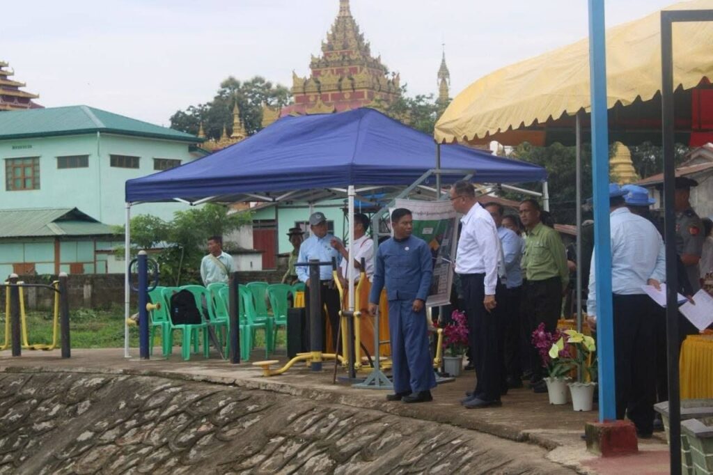 ရှမ်းပြည်နယ်ဝန်ကြီးချုပ် ဦးစိုင်းထိန်စိုး လဲချားမြို့နယ်ရှိ ဒေသဖွံ့ဖြိုးရေးလုပ်ငန်းများအား လှည့်လည်ကြည့်ရှုစစ်ဆေး