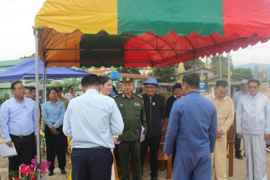 ရှမ်းပြည်နယ်ဝန်ကြီးချုပ် ဦးစိုင်းထိန်စိုး လဲချားမြို့နယ်ရှိ ဒေသဖွံ့ဖြိုးရေးလုပ်ငန်းများအား လှည့်လည်ကြည့်ရှုစစ်ဆေး